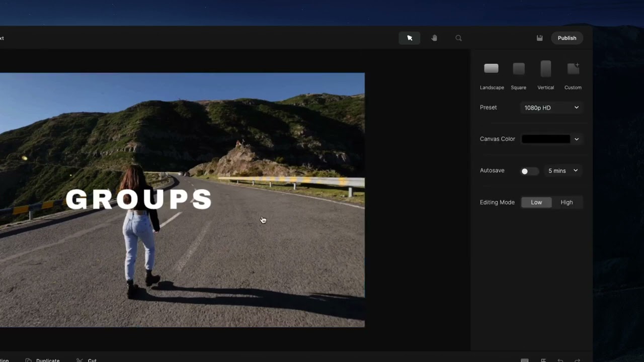 CreateStudio - Working with Groups