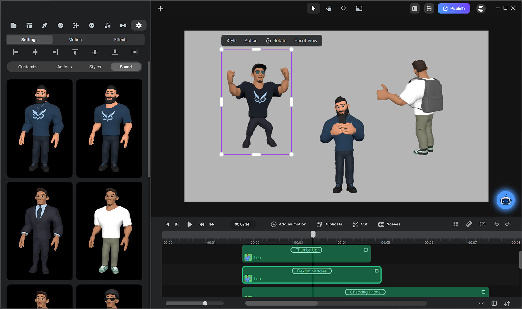 Videomaker 3D Creator Saved