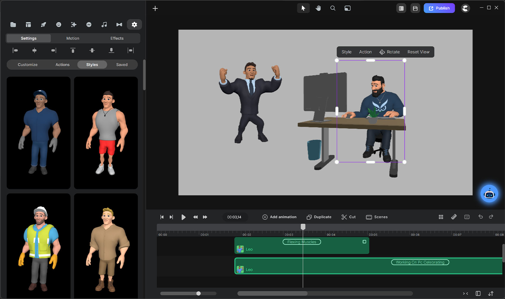 Videomaker 3D Creator Styles