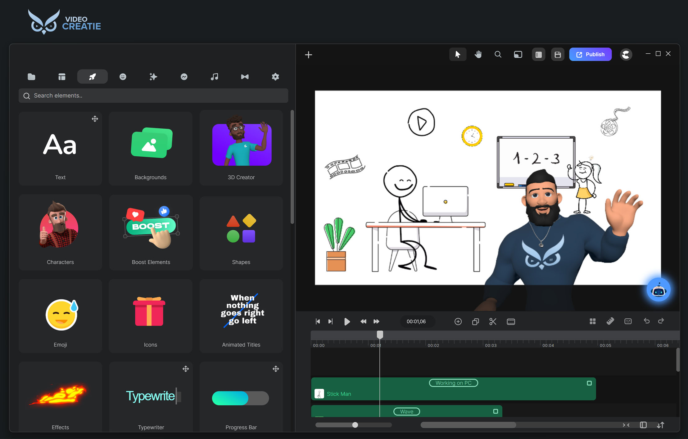 Videomaker Animatie Video