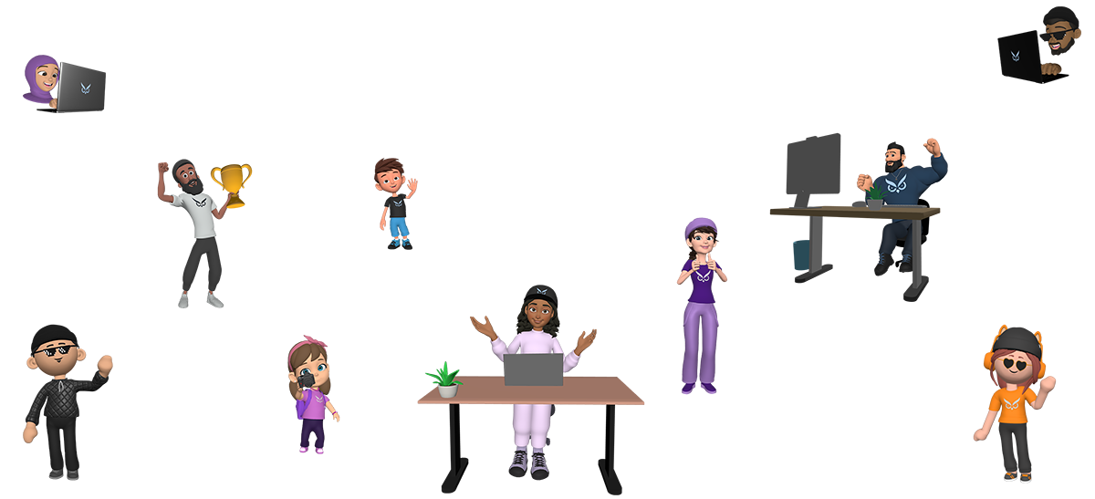 Videomaker Animatie Video Personages Footer