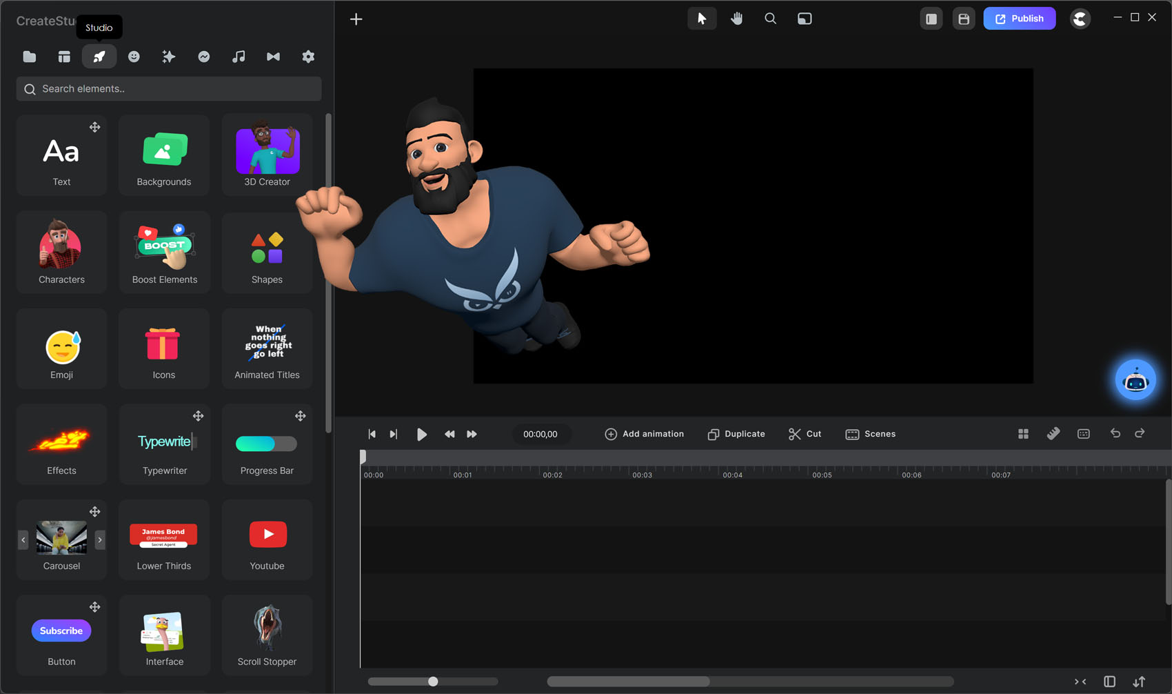 Videomaker Studio Elementen