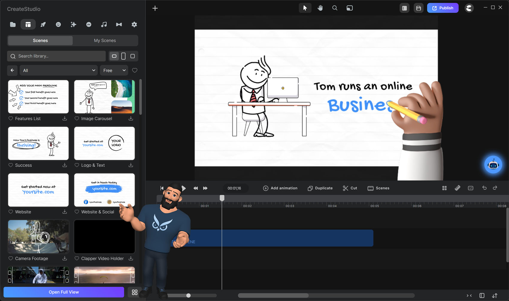 Videomaker Scenes Thema